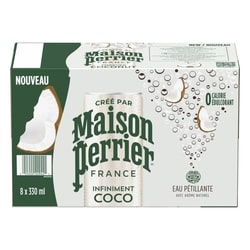 Maison Perrier Infiniment Coco, boisson à l’eau pétillante 8x330.0 ml, 0,26 $/100ml