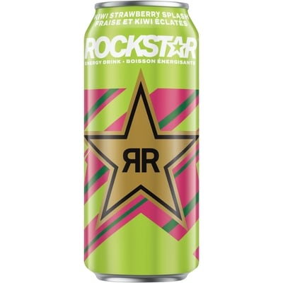 Rockstar Splash Fraise Kiwi  12x473.0 ml, 0,46 $/100ml