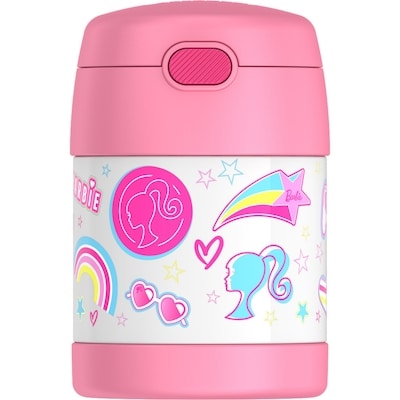 Thermos Pot alimentaire isolé sous vide en acier inoxydable avec cuillère - Barbie 1 ea, 22,00 $/1ch