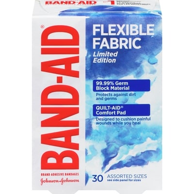 Band-Aid Flexible Fabric Watercolour 30 ea, $0.22/1ea