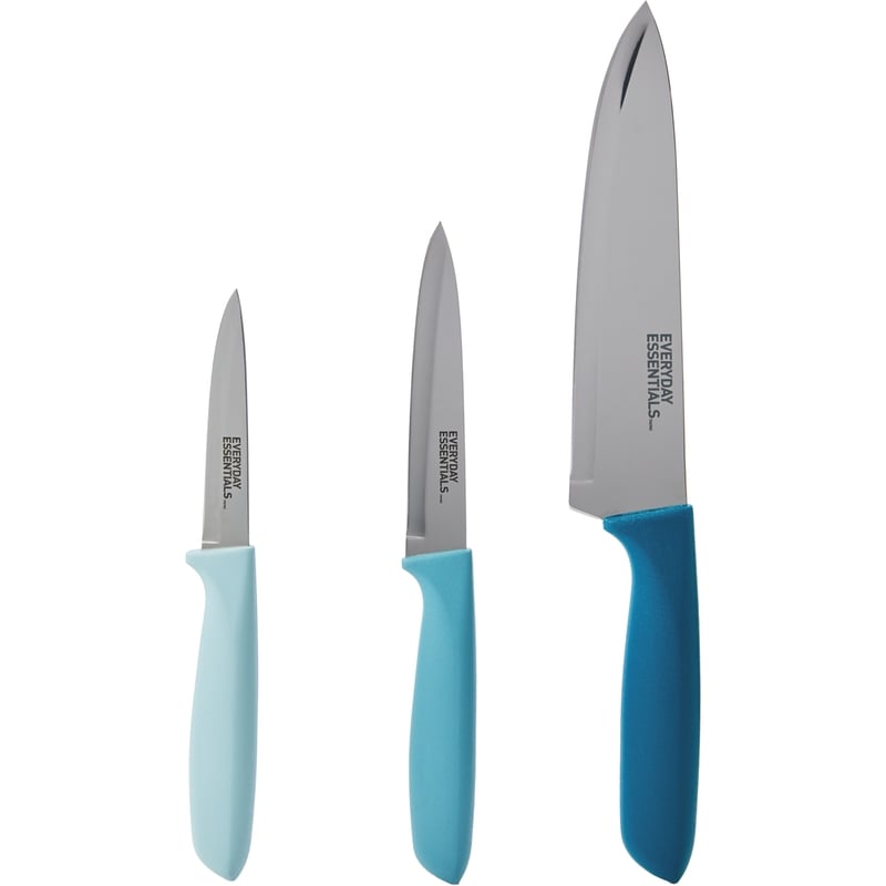 Paring, Utility, and Chef's Knife 3 Piece Set