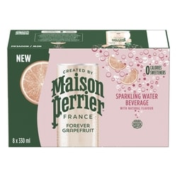 Maison Perrier Sparkling Water Beverage Forever Grapefruit 8x330.0 ml, $0.38/100ml