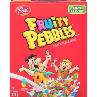 Post Fruity pebbles céréales 311 g, 1,77 $/100g