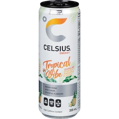 Celsius Tropical 355 ml, $0.84/100ml