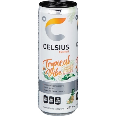 Celsius Tropical 355 ml, 1,07 $/100ml