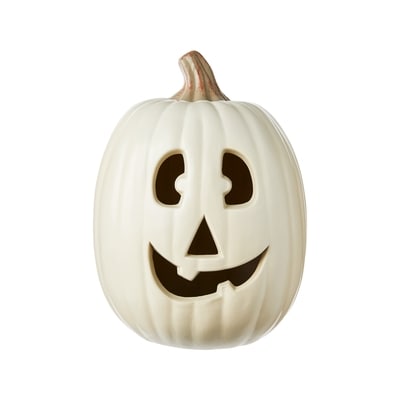 null Large Pumpkin Decoration - White 1 ea, $24.00/1ea