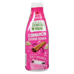 Earth's Own Dairy-Free Half & Half Cinnamon Cookie Dough Oat Creamer 946 ml, $0.69/100ml