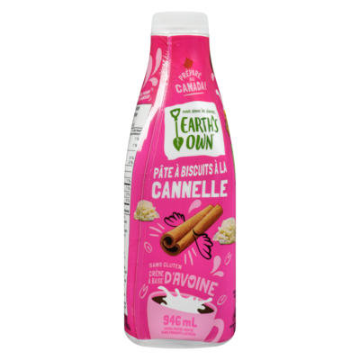 Earth’s Own Crème moitié-moitié sans produits laitiers pâte à biscuits à la cannelle crème à base d'avoine 946 ml, 0,72 $/100ml