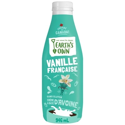 Earth’s Own Crème à café à l’avoine Vanille française sans gluten 946 ml, 0,72 $/100ml