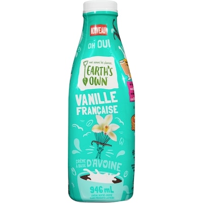 Earth’s Own Crème à café à l’avoine, Vanille française 946 ml, 0,74 $/100ml