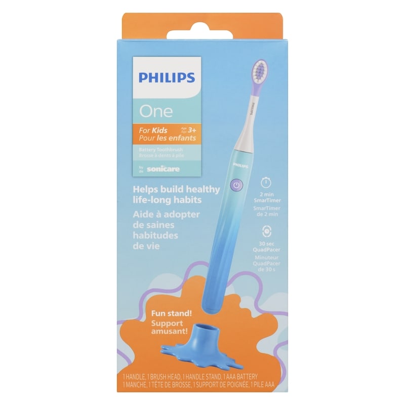 One Battery Toothbrush For Kids Age 3+