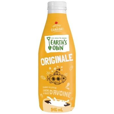 Earth’s Own Crème à café à l’avoine, Originale, à base de plantes 946 ml, 0,72 $/100ml