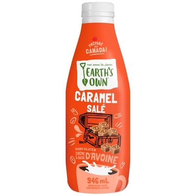 Earth’s Own Crème à café à l’avoine, Caramel salé  946 ml, 0,72 $/100ml