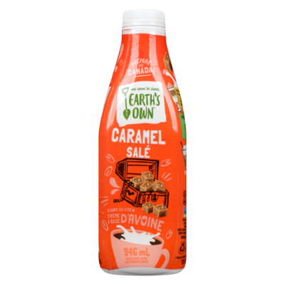 Earth’s Own Crème à café à l’avoine, Caramel salé  946 ml, 0,69 $/100ml