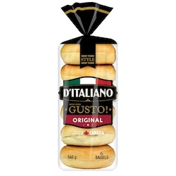 D’Italiano Bagel original Gusto! 540 g, 0,74 $/100g
