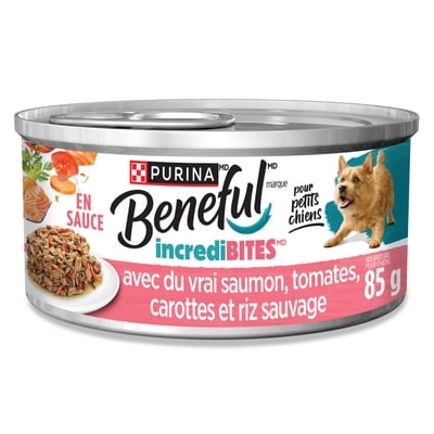 Purina Beneful incredibites nourriture humide pour chiens vrai saumon en sauce 85 g, 1,75 $/100g