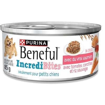Purina (MD) Beneful(MD) IncrediBites(MD) avec du Vrai Saumon en Sauce Nourriture pour Chiens 85 g 85 g, 2,11 $/100g