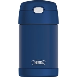 Stainless Steel Vacuum Insulated Ins Food Jar with Spoon - Navy