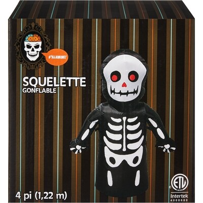 null Squelette gonflable de 4 pieds 1 ea, 39,00 $/1ch