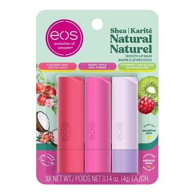 EOS 100 % Naturels et Biologiques, Lot de 3 baumes différents en bâton 12 g, 74,92 $/100g