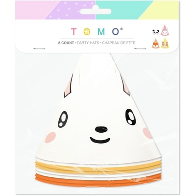 Tomo Kawaii 8ct Party Hats 8 ea, $0.31/1ea