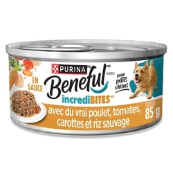 Purina Beneful incredibites nourriture humide pour chiens vrai poulet en sauce 85 g, 1,52 $/100g