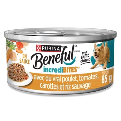 Purina Beneful incredibites nourriture humide pour chiens vrai poulet en sauce 85 g, 1,75 $/100g