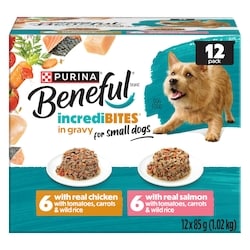 Purina Beneful Wet Dog Food Incredibites with Real Chicken & Real Salmon in Gravy 1.02 kg, $1.37/100g