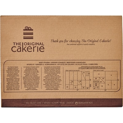 Original Cakerie Red Velvet Cake 4.54 kg, $1.65/100g