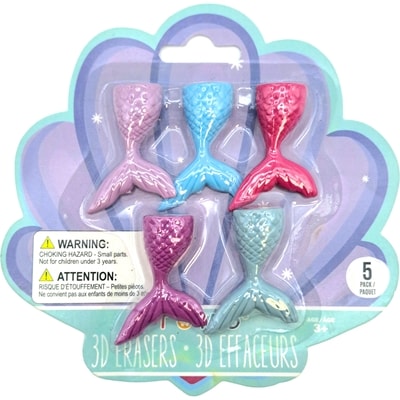 Tomo Mermaid3D Erasers 1 ea, $1.50/1ea