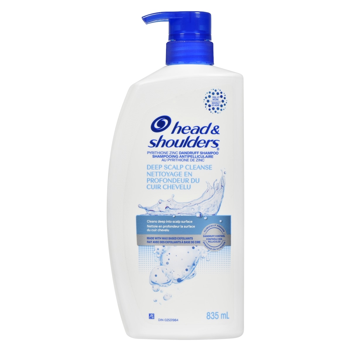 Head & Shoulders Deep Scalp Cleanse Anti-Dandruff Shampoo 835 ml, $1.68/100ml