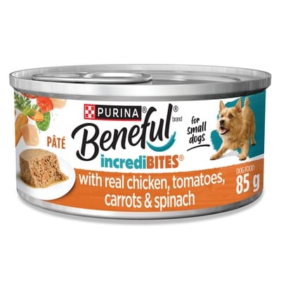 Purina Beneful Incredibites Real Chicken Pâté, Wet Dog Food 85 g, $1.75/100g