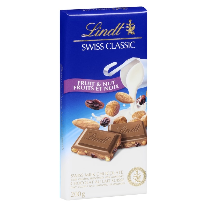 SWISS CLASSIC Fruit & Nut Milk Chocolate Bar