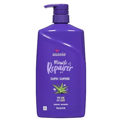 Aussie Shampooing avec aloès Miracle Repairer pour tous les types de cheveux  778 ml, 1,54 $/100ml