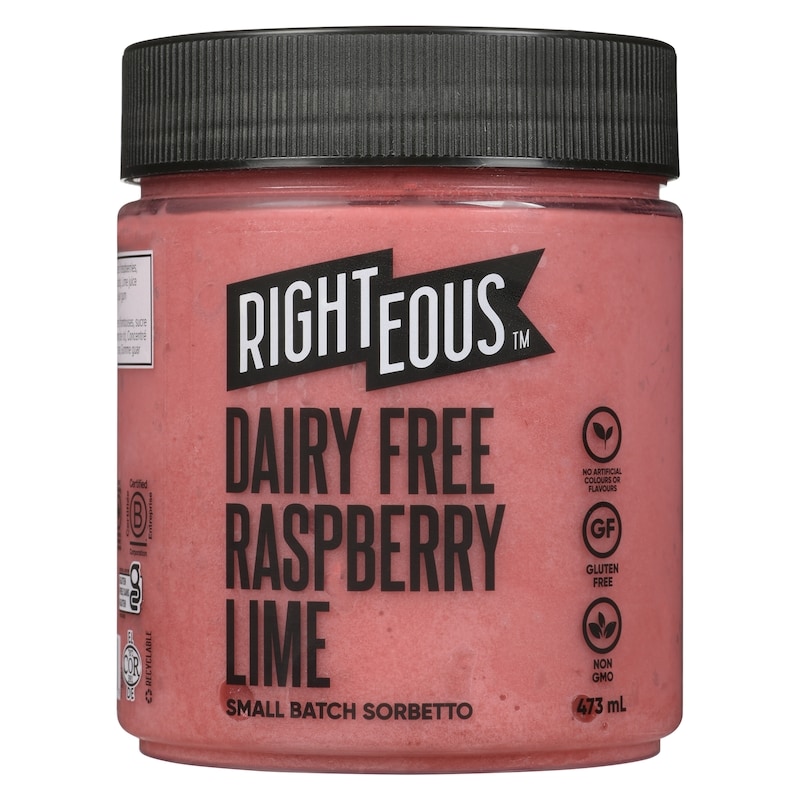 Dairy Free Sorbetto, Raspberry Lime