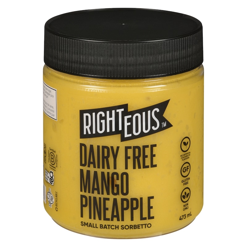 Dairy Free Sorbetto, Mango Pineapple