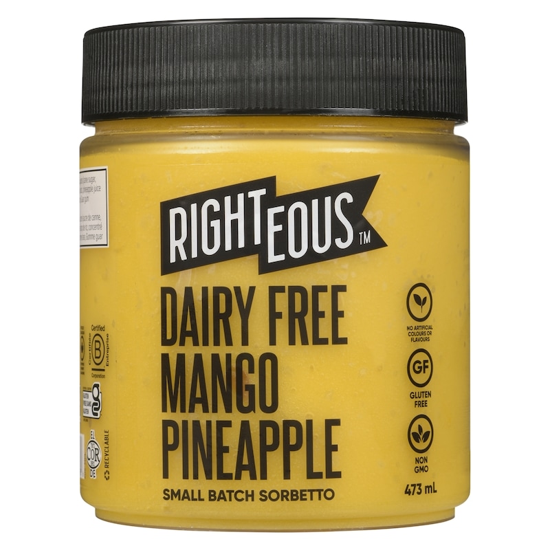 Dairy Free Sorbetto, Mango Pineapple