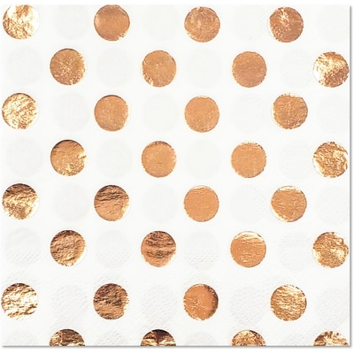 Tomo Occasion 16ct Lunch Napkins Rose Gold 16 ea, $0.19/1ea