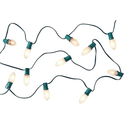 Jeu de 25&nbsp;lumières très brillantes à DEL – blanc chaud