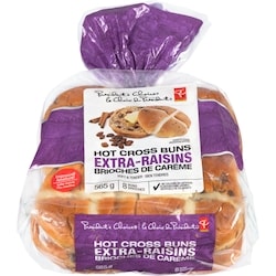 President's Choice Hot Cross Buns Extra-Raisins - 565 g | Provigo