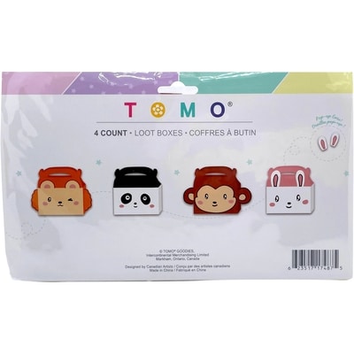 Tomo Boîtes à butin kawaii 4 pièces 4 ea, 0,75 $/1ch