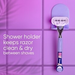 Gillette Miami Midnight Extra Smooth Women's Razor Blade Refills