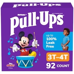 Pull-Ups Boys' Potty Training Pants, 3T-4T (32-40 lbs), 92 Count