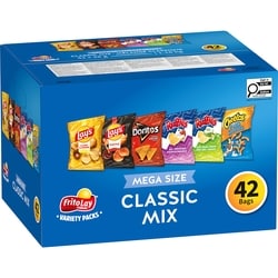 Frito-lay Classic Mix Snacks Variety Pack, 42 bags 1176 g, $1.70/100g