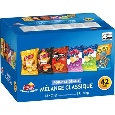 Frito-Lay Format géant mélange classique 1176 g, 1,70 $/100g
