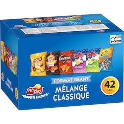 Frito-Lay Emballage de produits assortis, grignotines Mélange classique, 42 Sacs 1176 g, 1,78 $/100g