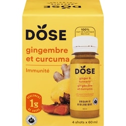 Shots gingembre et curcuma