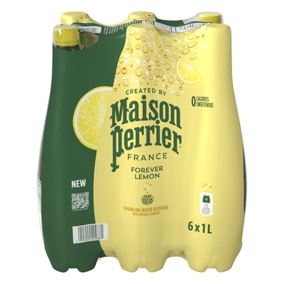Maison Perrier Sparkling Water Beverage Forever Lemon 6x1.0 l, $0.23/100ml