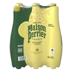 Maison Perrier Boisson à l’eau pétillante Infiniment Citron 6x1.0 l, 0,22 $/100ml