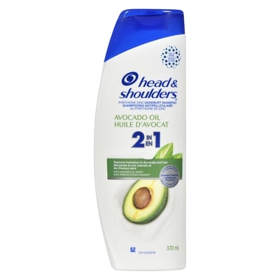 Head & Shoulders Avocado Oil 2 in 1 Anti-Dandruff Shampoo and Conditioner 370 ml, $2.02/100ml